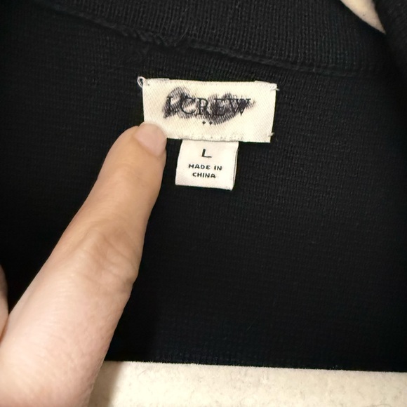 Black J. Crew Sweater Blazer - Picture 2 of 2